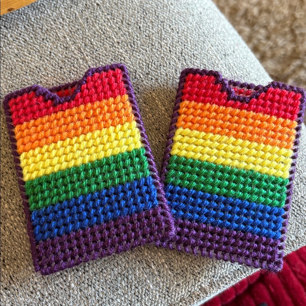 Colorful Handmade Canvas Gift Card Holders
